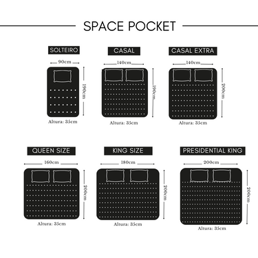 Colchão Space Pocket - CASA DO SONO