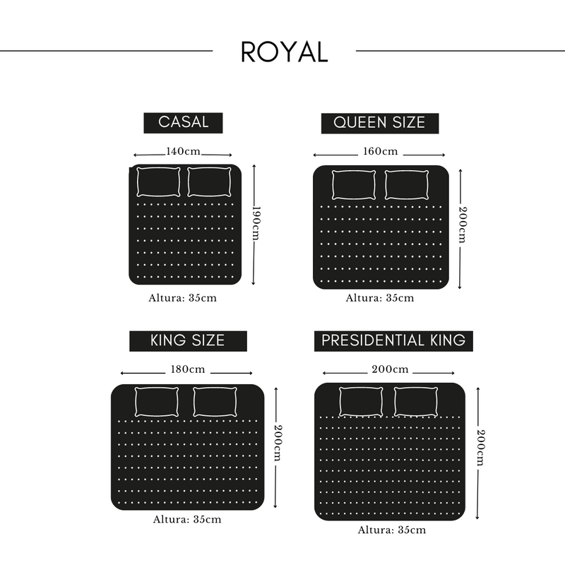 Colchão Royal Pocket - O colchão mais luxuoso da Europa
